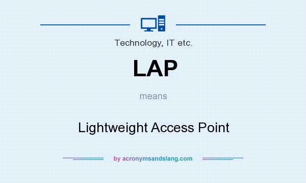 What does LAP mean? It stands for Lightweight Access Point