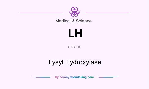 What does LH mean? It stands for Lysyl Hydroxylase