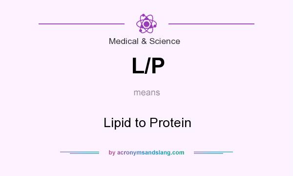 What does L/P mean? It stands for Lipid to Protein