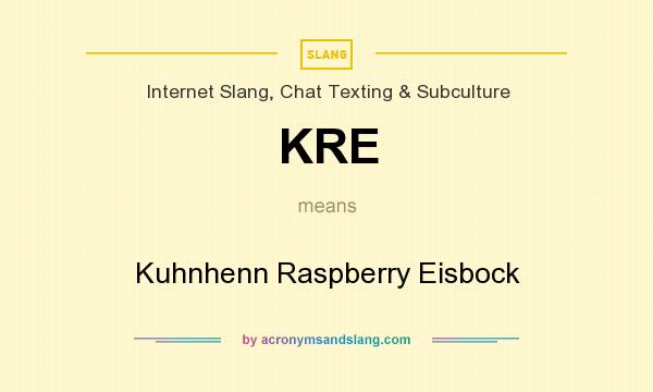 What does KRE mean? It stands for Kuhnhenn Raspberry Eisbock