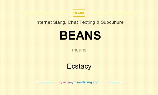 What does BEANS mean? It stands for Ecstacy