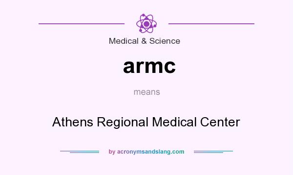 What does armc mean? It stands for Athens Regional Medical Center