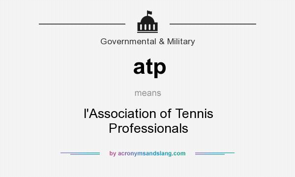 What does atp mean? It stands for l`Association of Tennis Professionals