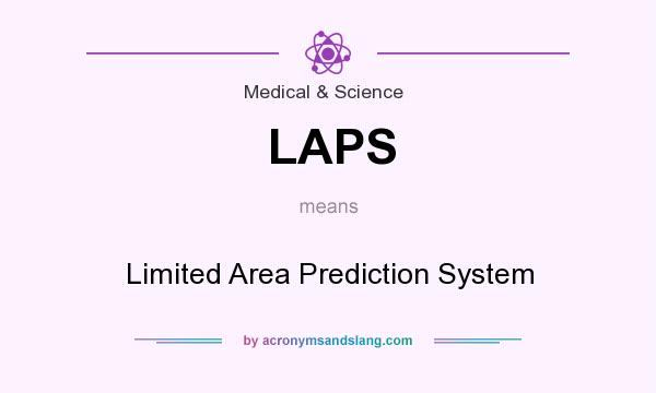 What does LAPS mean? It stands for Limited Area Prediction System