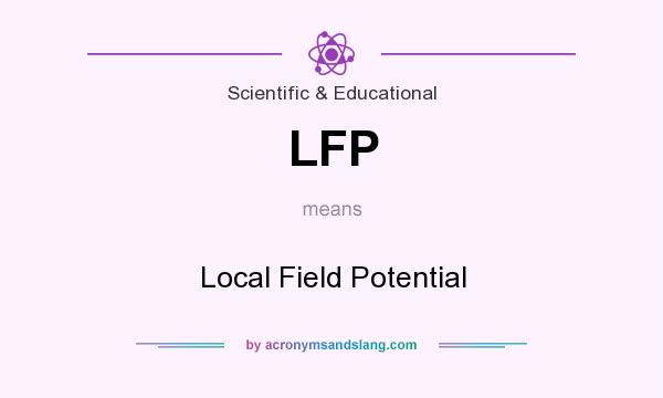 What does LFP mean? It stands for Local Field Potential