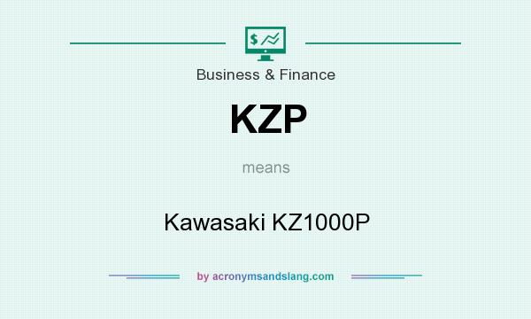 What does KZP mean? It stands for Kawasaki KZ1000P