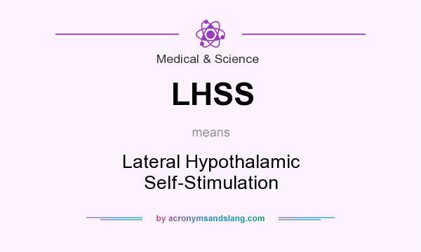 What does LHSS mean? It stands for Lateral Hypothalamic Self-Stimulation