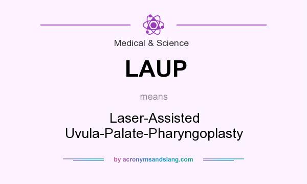 What does LAUP mean? It stands for Laser-Assisted Uvula-Palate-Pharyngoplasty