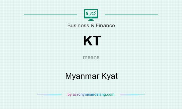 What does KT mean? It stands for Myanmar Kyat