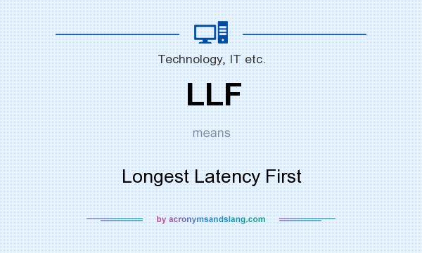 What does LLF mean? It stands for Longest Latency First