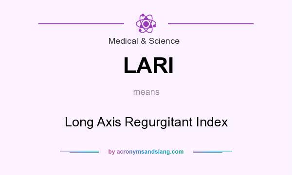 What does LARI mean? It stands for Long Axis Regurgitant Index