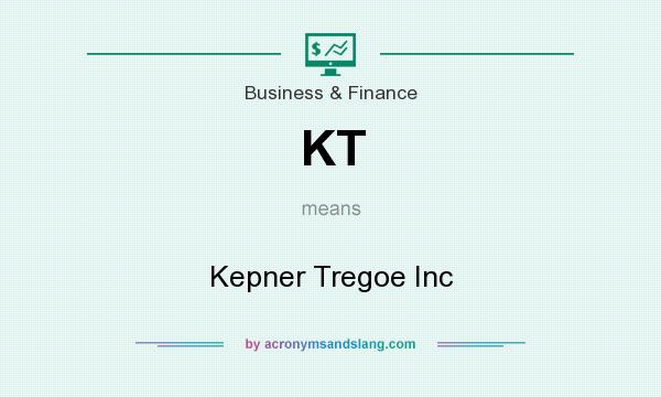 What does KT mean? It stands for Kepner Tregoe Inc