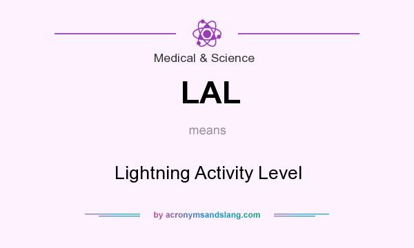 What does LAL mean? It stands for Lightning Activity Level