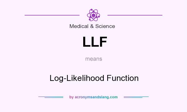 What does LLF mean? It stands for Log-Likelihood Function