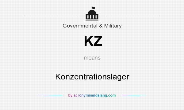 What does KZ mean? It stands for Konzentrationslager