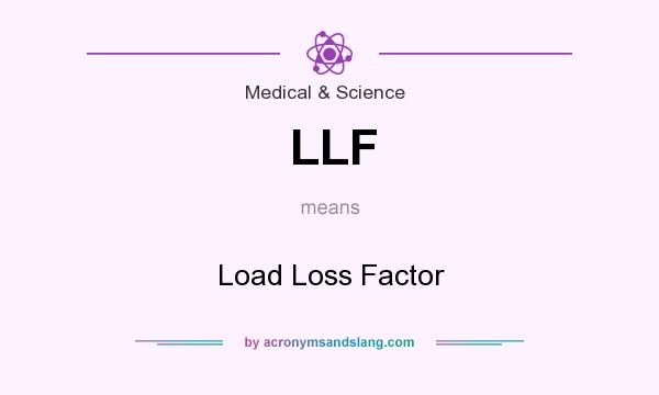 What does LLF mean? It stands for Load Loss Factor