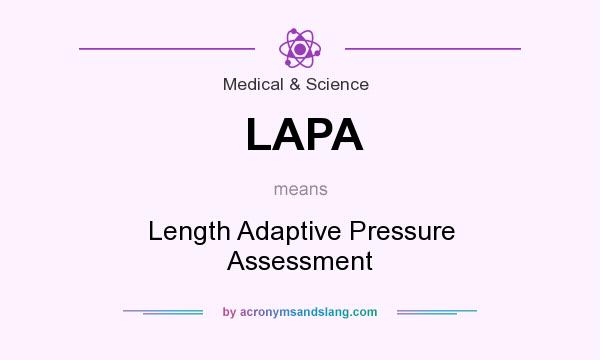 What does LAPA mean? It stands for Length Adaptive Pressure Assessment