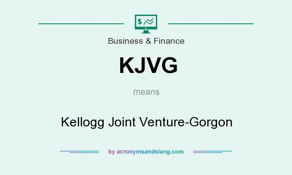 What does KJVG mean? It stands for Kellogg Joint Venture-Gorgon
