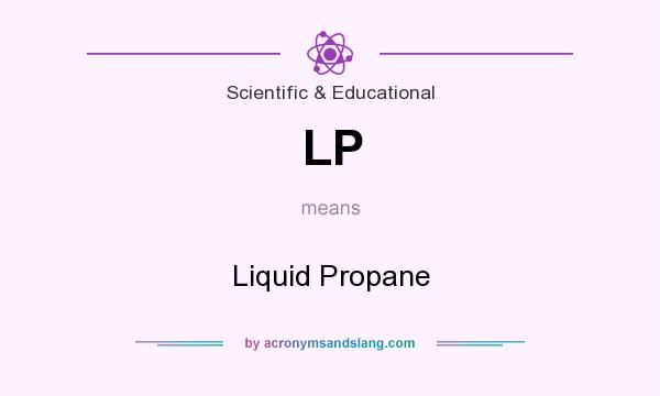 What does LP mean? It stands for Liquid Propane
