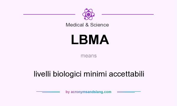What does LBMA mean? It stands for livelli biologici minimi accettabili