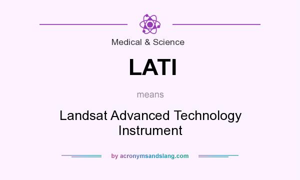 What does LATI mean? It stands for Landsat Advanced Technology Instrument