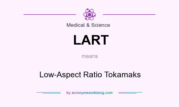What does LART mean? It stands for Low-Aspect Ratio Tokamaks