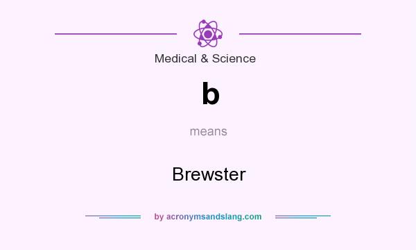 What does b mean? It stands for Brewster