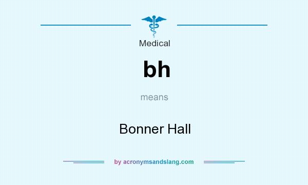 What does bh mean? It stands for Bonner Hall