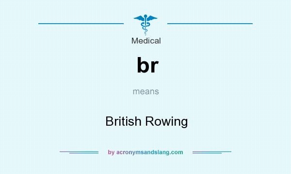 What does br mean? It stands for British Rowing