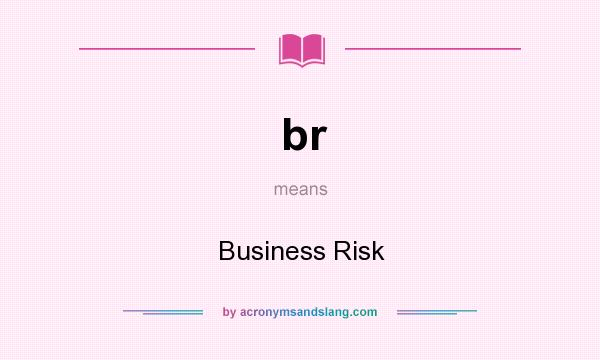 What does br mean? It stands for Business Risk