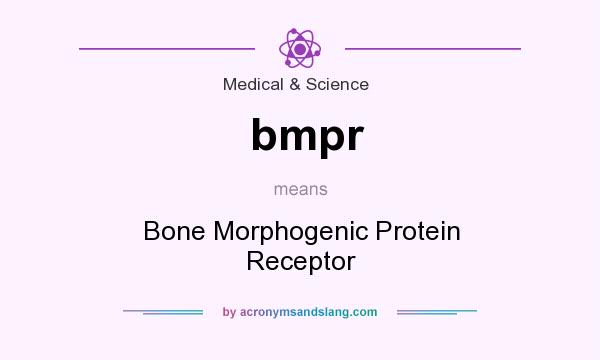What does bmpr mean? It stands for Bone Morphogenic Protein Receptor