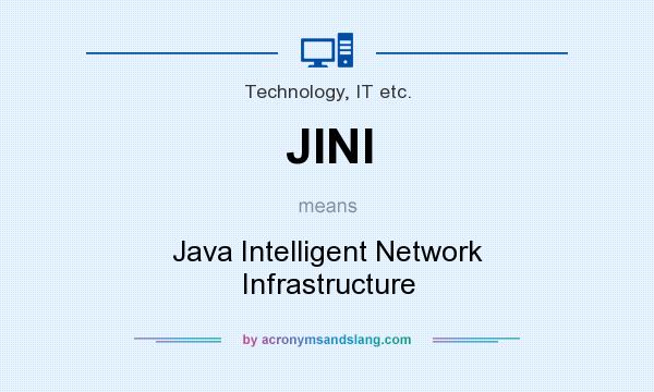 What does JINI mean? It stands for Java Intelligent Network Infrastructure