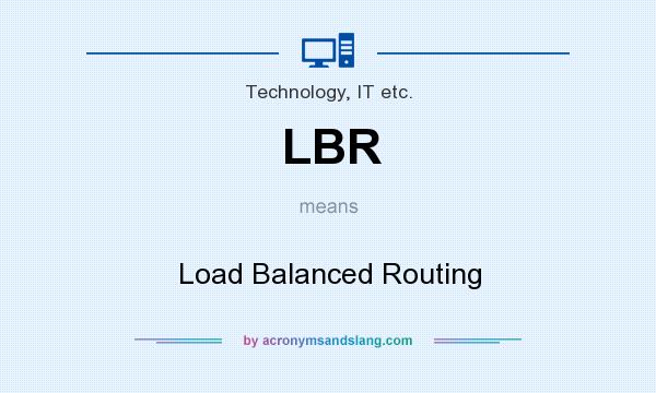 What does LBR mean? It stands for Load Balanced Routing