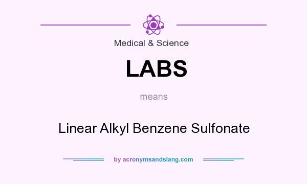 What does LABS mean? It stands for Linear Alkyl Benzene Sulfonate