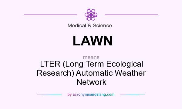 What does LAWN mean? It stands for LTER (Long Term Ecological Research) Automatic Weather Network