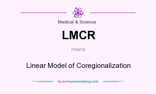 What does LMCR mean? It stands for Linear Model of Coregionalization