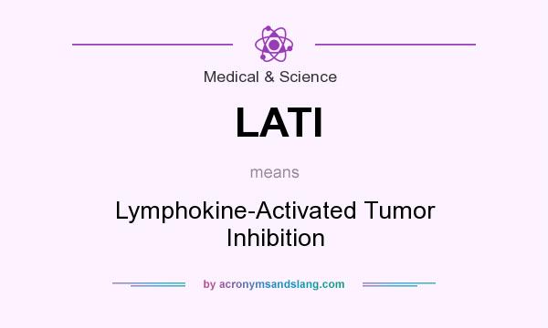 What does LATI mean? It stands for Lymphokine-Activated Tumor Inhibition