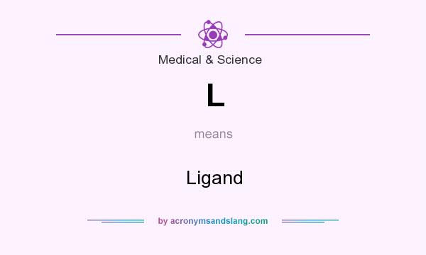 What does L mean? It stands for Ligand