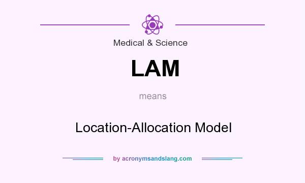 What does LAM mean? It stands for Location-Allocation Model