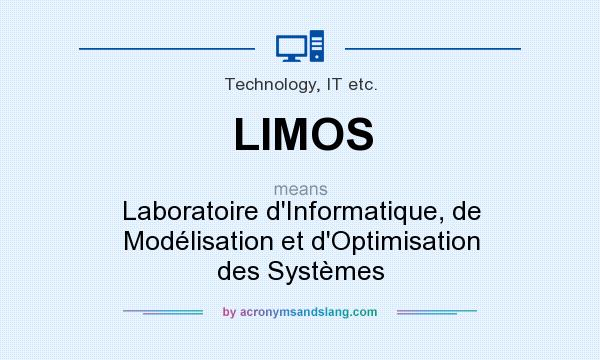 What does LIMOS mean? It stands for Laboratoire d`Informatique, de Modélisation et d`Optimisation des Systèmes