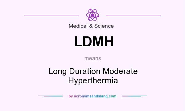 What does LDMH mean? It stands for Long Duration Moderate Hyperthermia