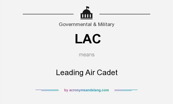 What does LAC mean? It stands for Leading Air Cadet