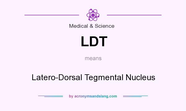 What does LDT mean? It stands for Latero-Dorsal Tegmental Nucleus