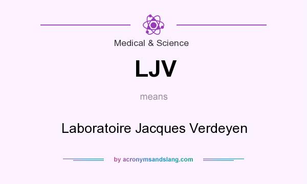 What does LJV mean? It stands for Laboratoire Jacques Verdeyen