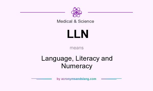 What does LLN mean? It stands for Language, Literacy and Numeracy