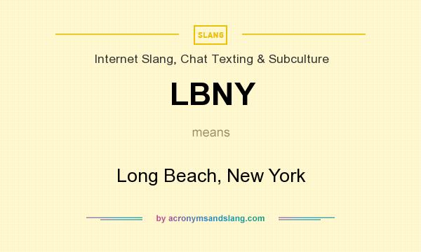 What does LBNY mean? It stands for Long Beach, New York