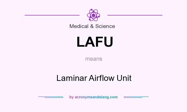 What does LAFU mean? It stands for Laminar Airflow Unit