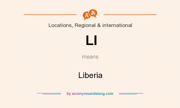 What does LI mean? It stands for Liberia