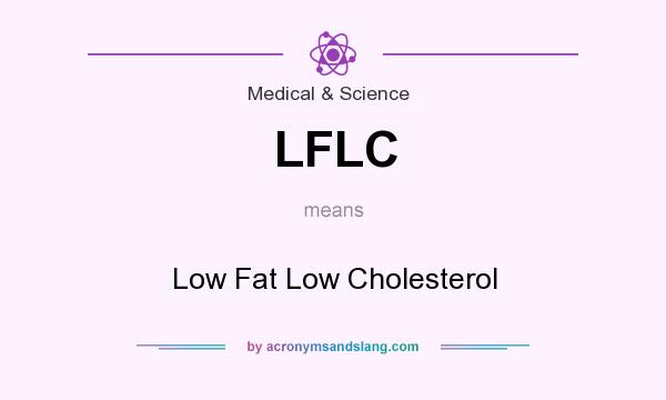 What does LFLC mean? It stands for Low Fat Low Cholesterol