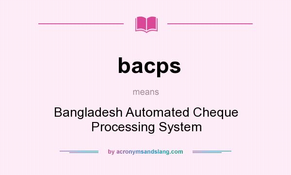 automated cheque processing system